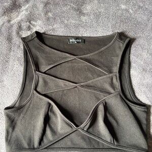 Solado Black Women's Crop Top